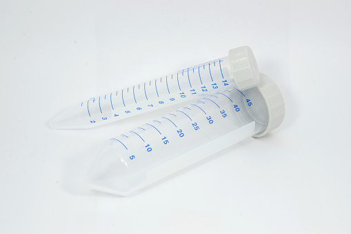 centrifuge tube with gray cap 15 and 50 ml