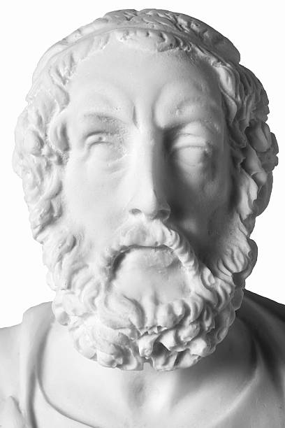istock White marble bust of the greek poet Homer 515530558