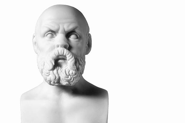 istock White marble bust of the greek philosopher Socrates 515531362