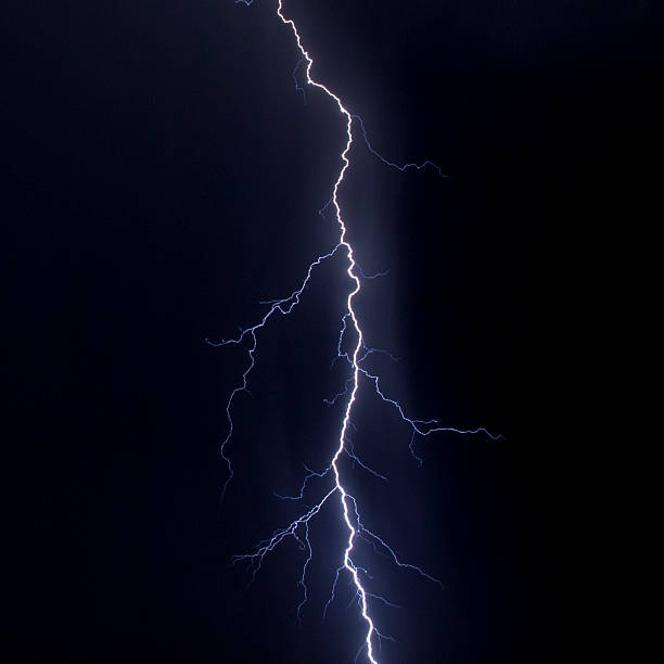 Lightning strike over night city Lightning strike over night city demobilization photos stock pictures, royalty-free photos & images