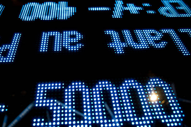 istock Stock market price display 515549165