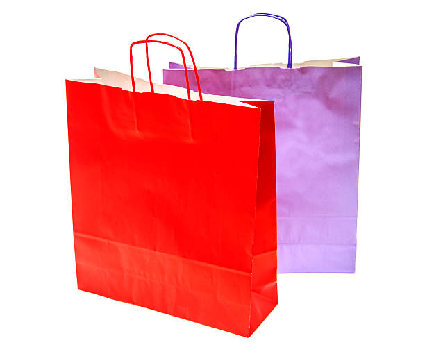 istock Shopping bags isolated on white 515551197