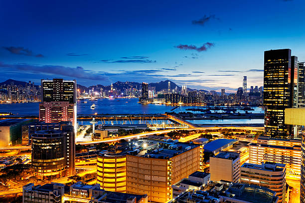 istock Sunset in Hong Kong 515551779