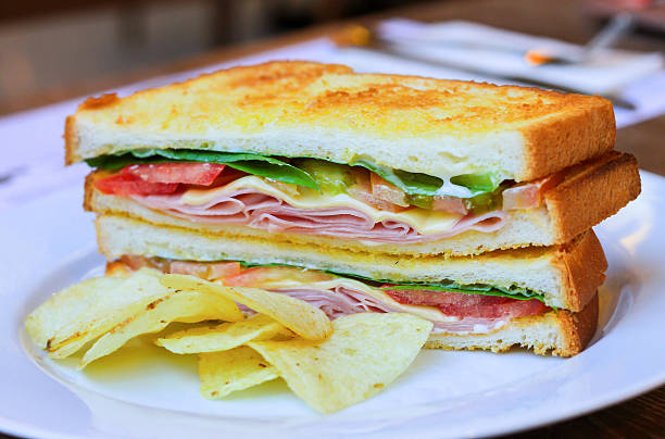 istock Ham and Cheese Grilled Sandwich - Thai Restaurant 515552045
