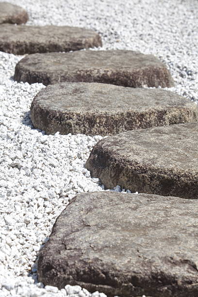 istock Zen stone path in a Japanese Garden 515552753