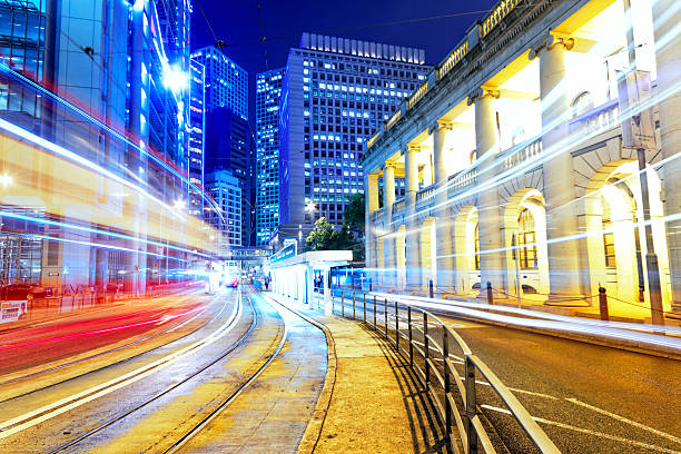istock traffic night in downtown area 515553551