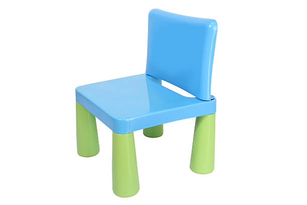 Little Plastic Chair isolated on white background