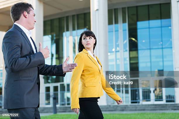 Business Disagreement Stock Photo - Download Image Now - Women, Displeased, Walking