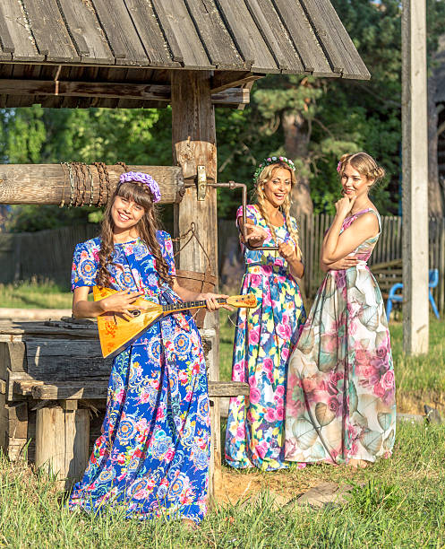 istock Funny village girls 515579319