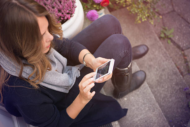 istock Woman in garden. 515583203
