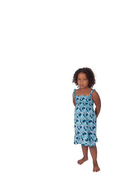 Little Ghanaian - Canadian Girl stock photo