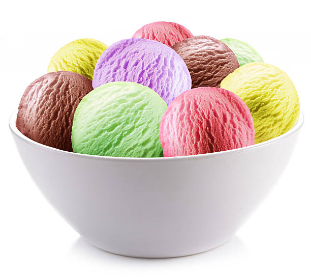 istock Colorful ice-cream balls. 515594348