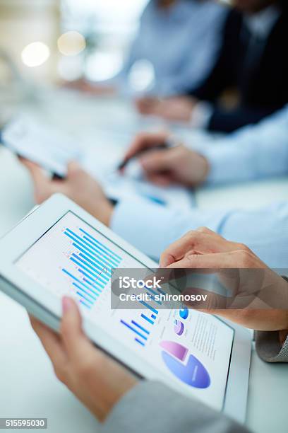 Obtaining Statistics Stock Photo - Download Image Now - Data, Digital Tablet, Business