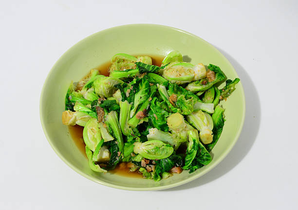 istock Stir-fried kaled with sun-dried salted fish 515601730