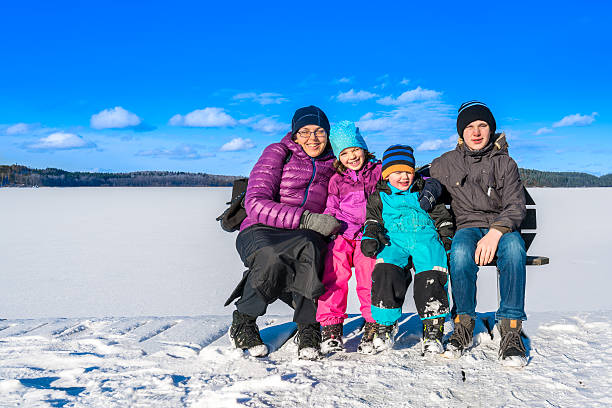 istock Late winter family portrait 515601966
