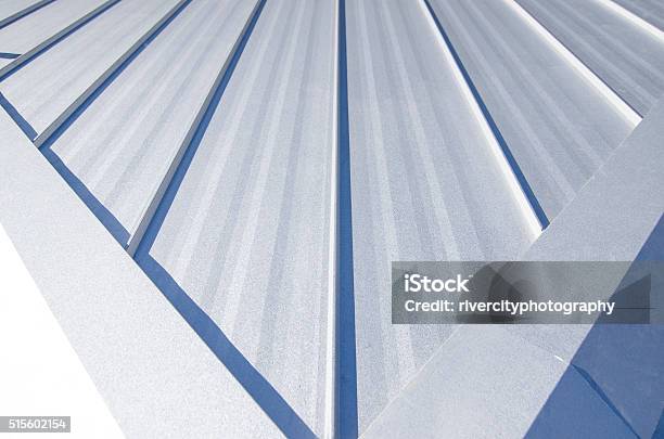 Metal Roof Stock Photo - Download Image Now - Rooftop, Metal, Seam