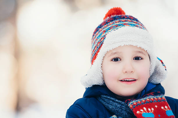 istock Winter portrait of a little boy 515602394