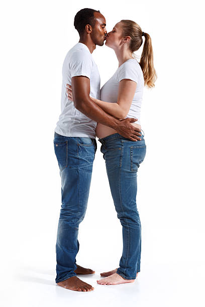 istock Beautiful young couple kissing. 515605580