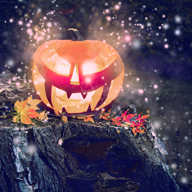istock Halloween pumpkin outdoors 515628841