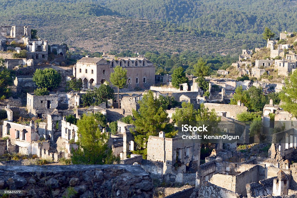 Kayakoy Kaya Village / Fethiye / Muğla / Turkey Abandoned Stock Photo