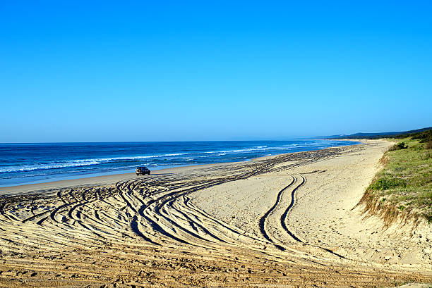 istock 4WD on Fraser Island 515635361