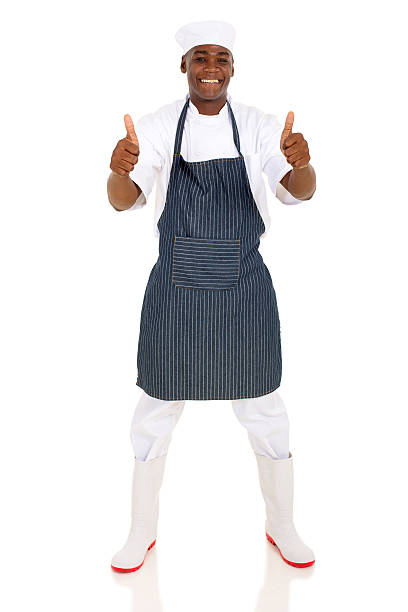 istock young african american butcher thumbs up 515643358