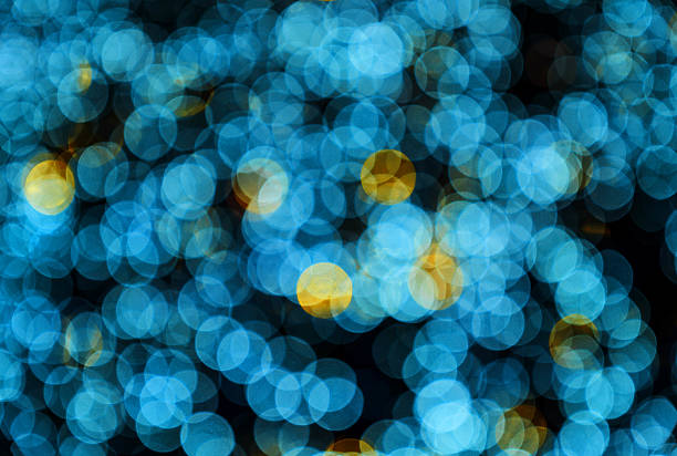 istock Abstract bokeh background of Christmas light on bright colors style. 515644176
