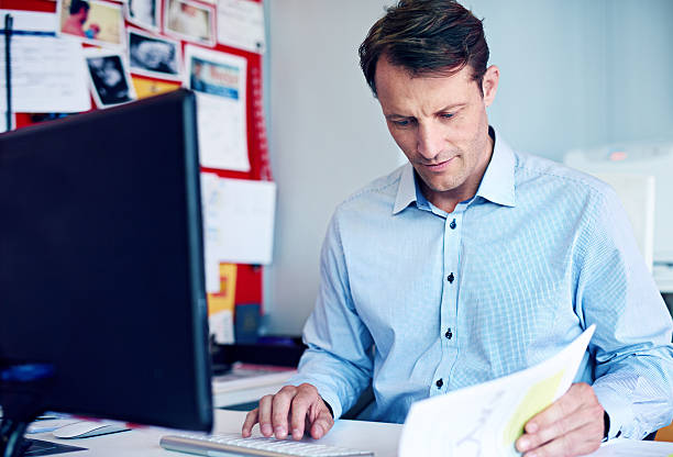 istock His forte is the fine print 515644864