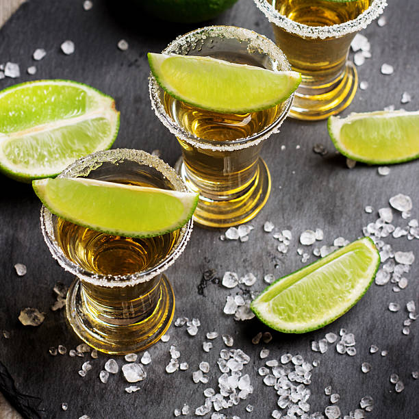 istock Gold mexican tequila shot 515645728