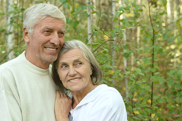 istock Elderly couple in forest 515646956
