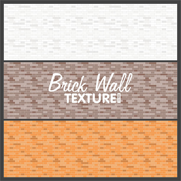 벽돌 벽 텍스처 배경. - abstract aging process backgrounds brick stock illustrations