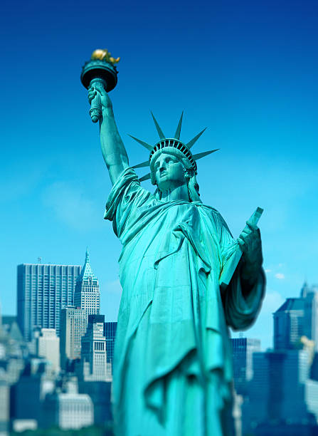 istock Statue of Liberty and Manhattan 515648040