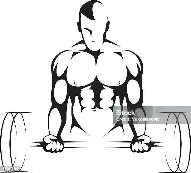 Body Builder Gym Symbol Stock Illustration - Download Image Now - Body Building, Muscular Build, Active Lifestyle