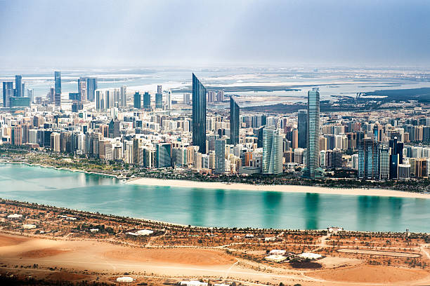 istock Abu Dhabi viewed from the helicopter 515651416