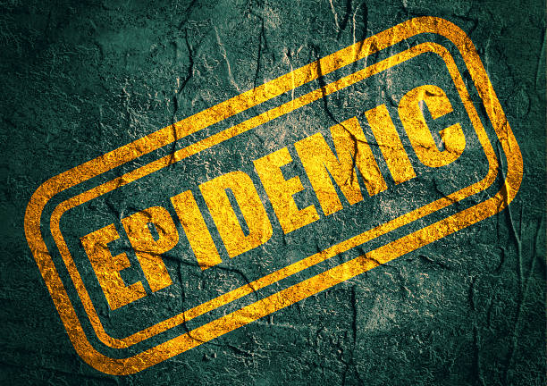 istock stamp with epidemic text over grunge background 515652200
