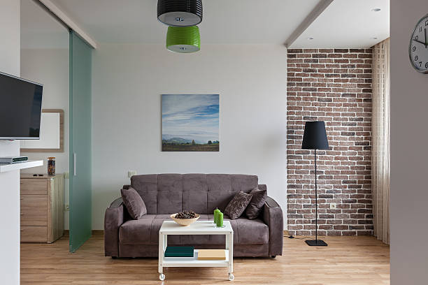istock Interior of modern apartment in scandinavian style 515652568