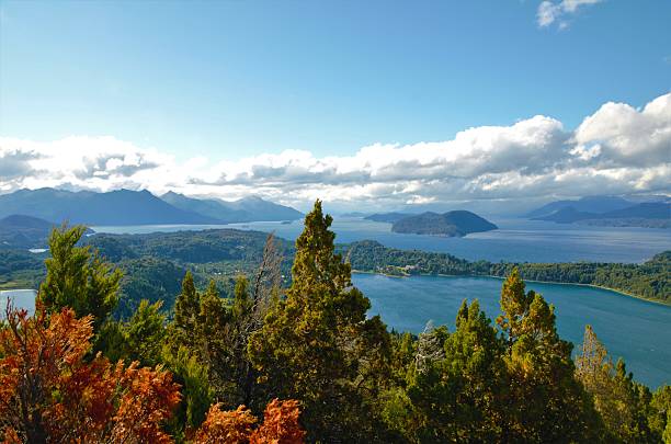 campanario-trek w bariloche - latin america argentina south america city zdjęcia i obrazy z banku zdjęć