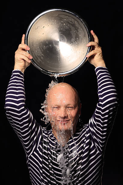 Ice Bucket Challenge stock photo