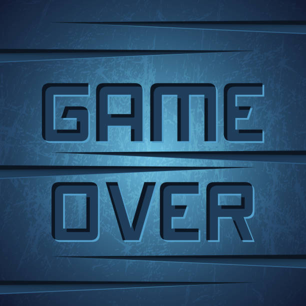 Vector Message Game Over Stock Illustration - Download Image Now - Video  Game, Game Over - Short Phrase, Abstract - iStock