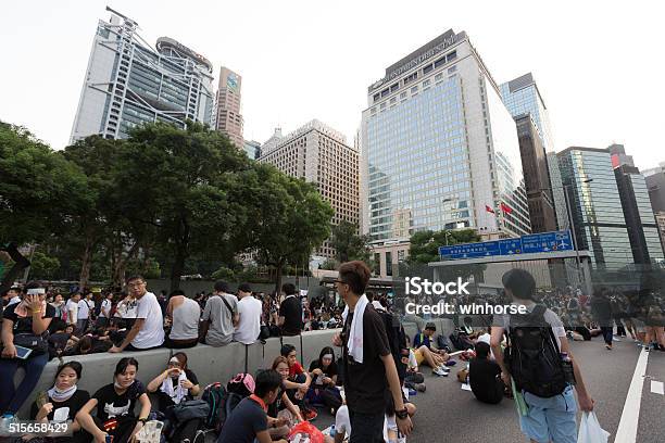 Hong Kong Occupy Central Protests Stock Photo - Download Image Now - Central District - Hong Kong, Democracy, Hong Kong