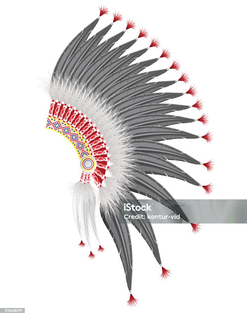 Concesión Riego bostezando Ilustración de Mohawk Sombrero De Los Indios Ilustración Vectorial y más  Vectores Libres de Derechos de Cacique - Líder - iStock