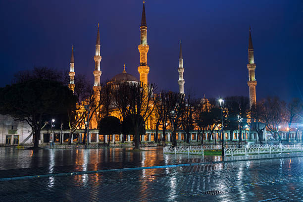 Blue mosque stock photo