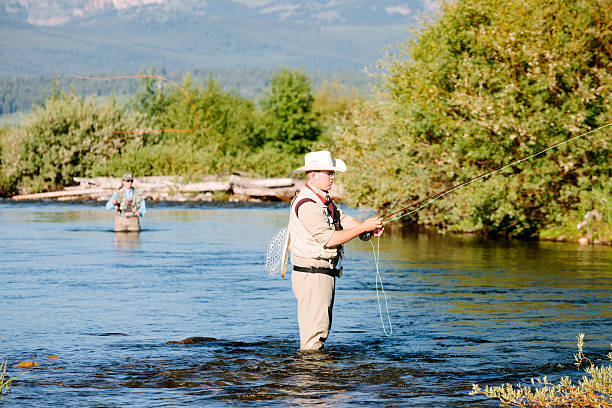 istock Fly fishing couple 515658715