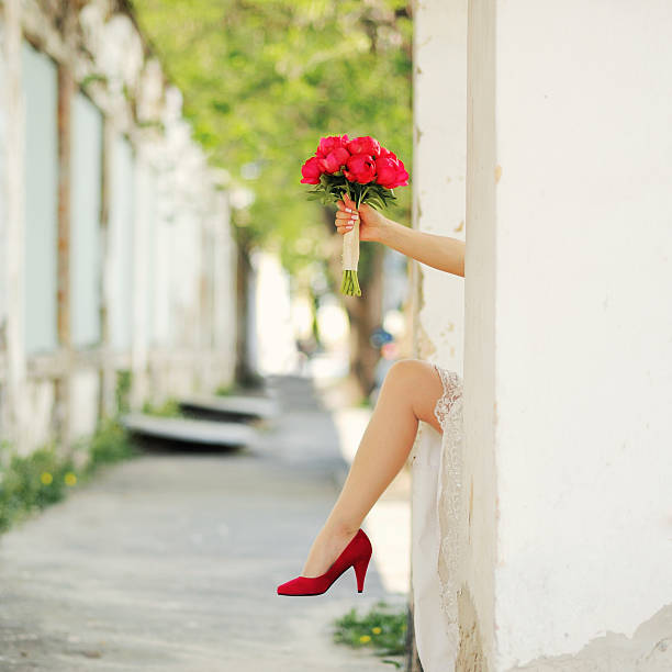 istock Gorgeous bride in beautiful dress. 515660511