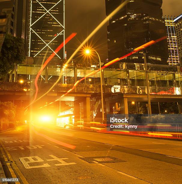 Hong Kong City Skyline Panorama At Night Stock Photo - Download Image Now - Admiralty District - Hong Kong, Asia, Business