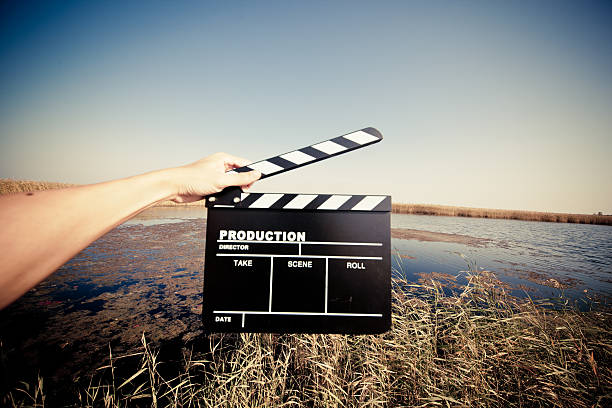 istock Hands holding a movie clapboard 515662867