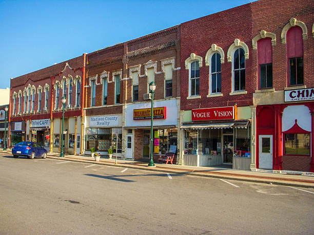 Winterset, Iowa - Downtown stock photo