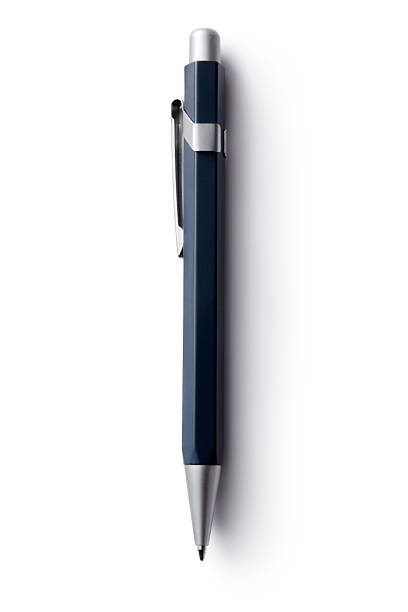 кабинет : шариковая ручка изолированного на белый фон - text pen letter metal стоковые фото и изображения