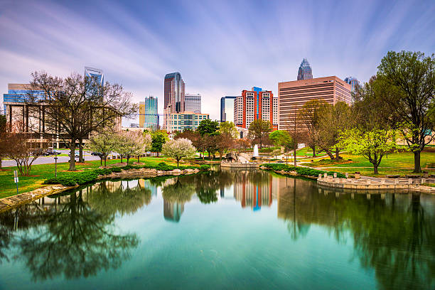 charlotte, north carolina - north carolina stock-fotos und bilder