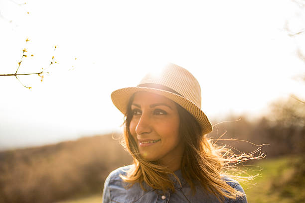 istock Young woman with the hat 515675510